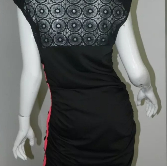 Rachel Roy Black draped dress - Picture 5 of 12